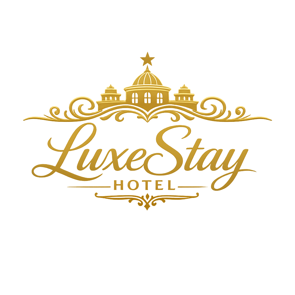 LuxeStay Hotel Logo